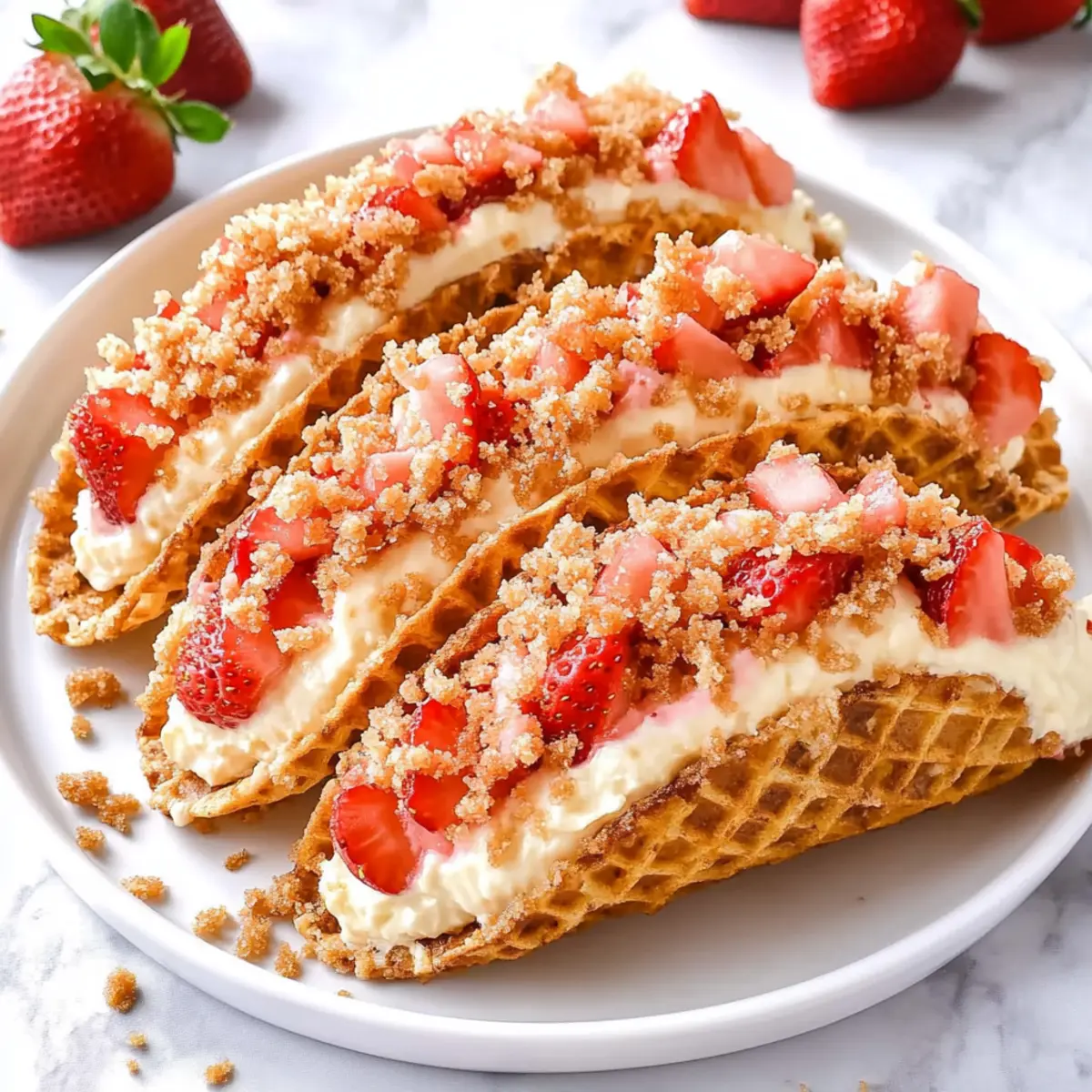 Delicious Strawberry Crunch Cheesecake Tacos You Can Make Today