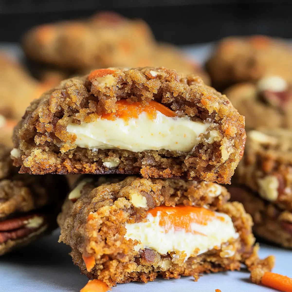 Delicious Carrot Cake Cookies-Stuffed for a Perfect Spring Treat