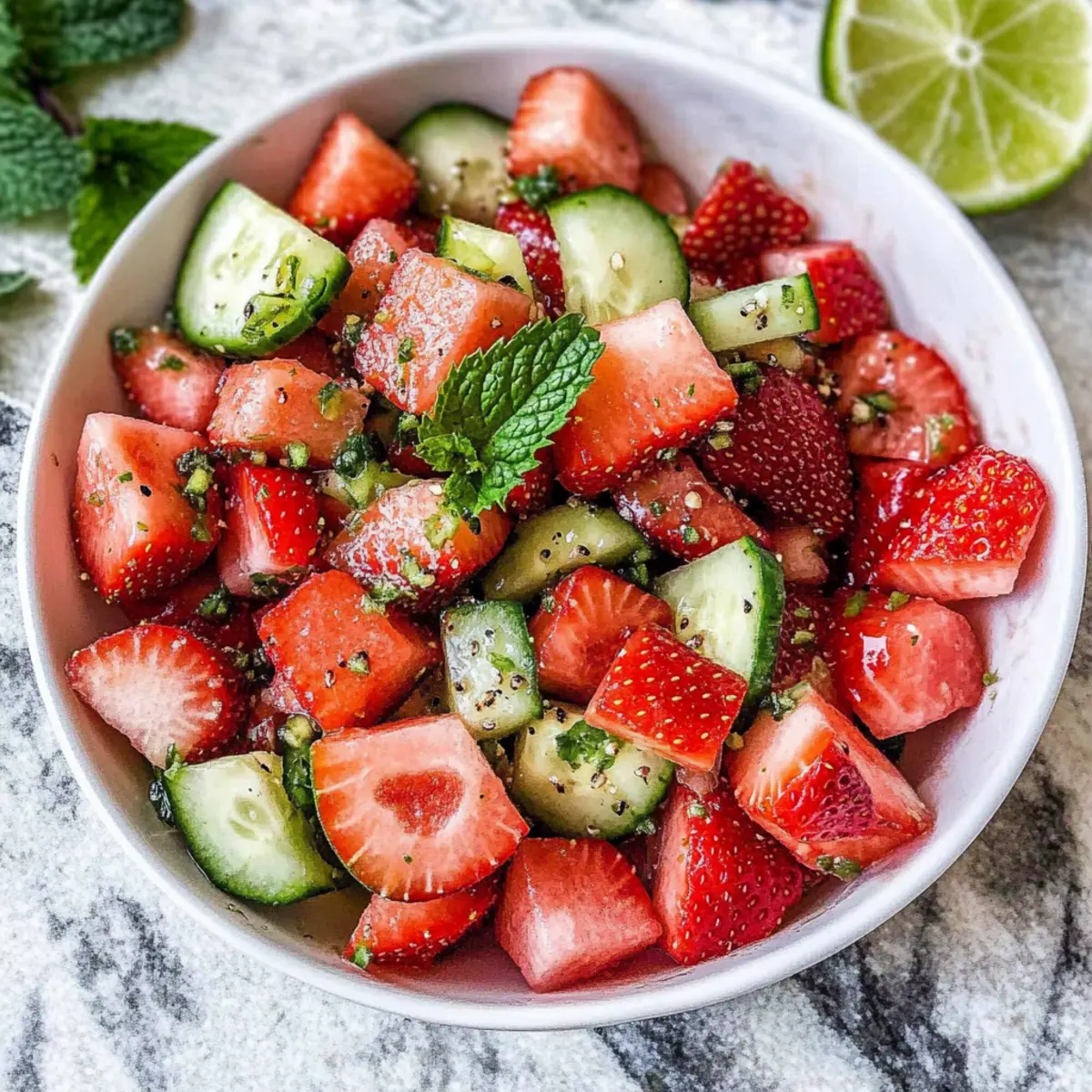 Cucumber Strawberry Salad: A Refreshing Summer Delight