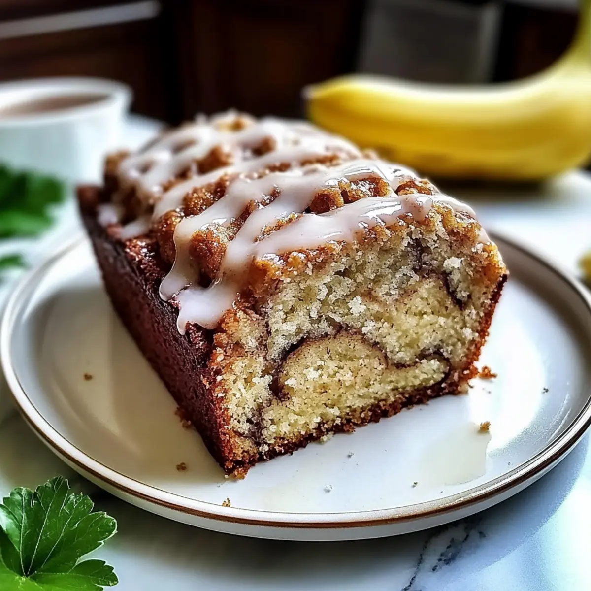 Cinnamon Roll Banana Bread: Warm, Gooey, and Irresistible