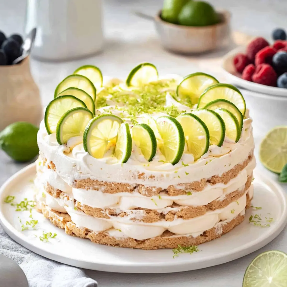 Refreshing Mexican Lime Icebox Cake for Easy Summer Joy