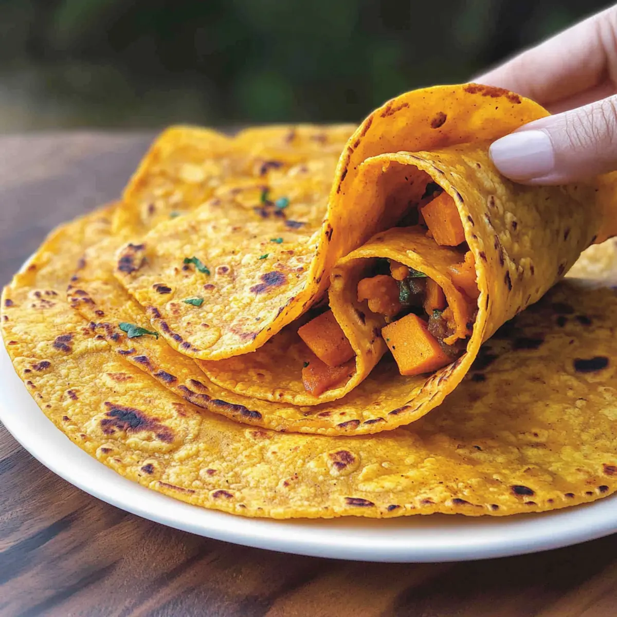 Sweet Potato Tortillas for Easy, Delicious Vegan Wraps