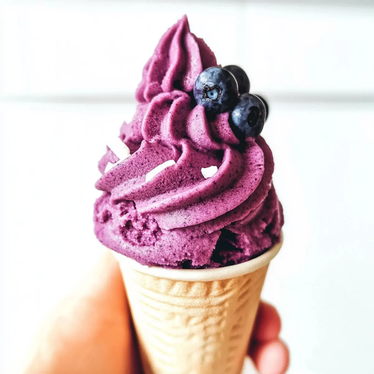Creamy Blueberry Frozen Yogurt: A Guilt-Free Summer Delight