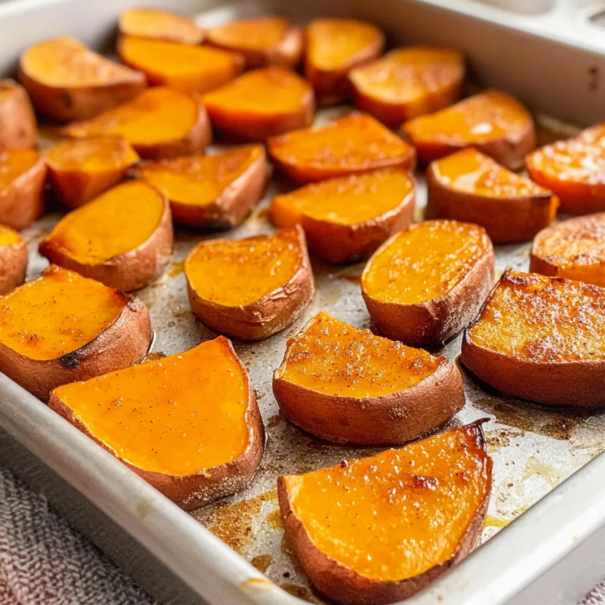 Savory Easy Roasted Sweet Potatoes with a Sweet-Spicy Twist