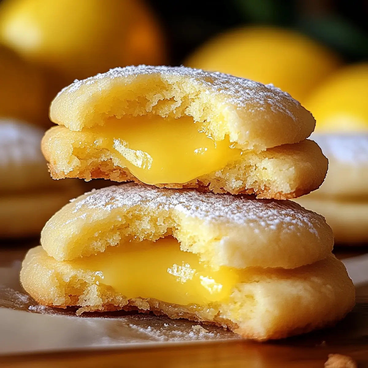 Zesty Stuffed Lemon Cookies That Melt in Your Mouth