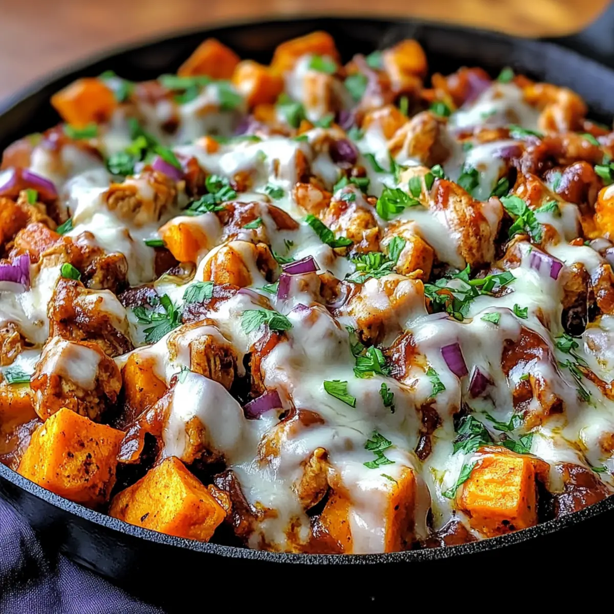 BBQ Chicken Sweet Potato Skillet: A Comforting One-Pan Wonder