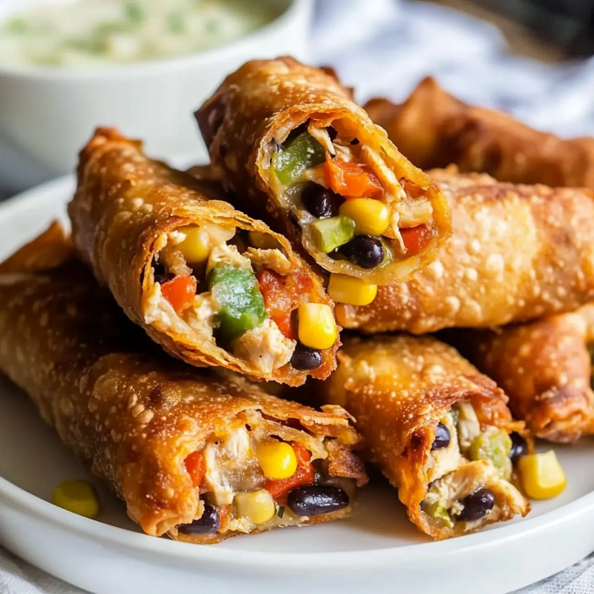 Crispy Southwest Egg Rolls for a Flavorful Family Feast