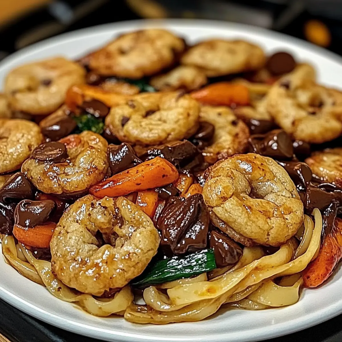 Savory Steak & Shrimp Stir-Fried Noodles for Quick Dinner Delight