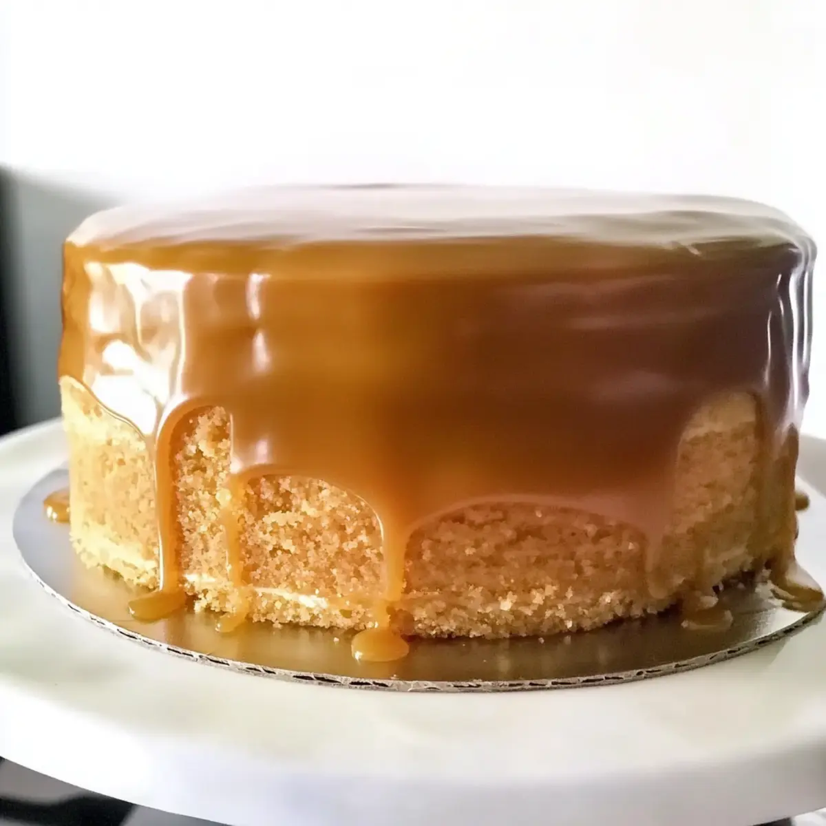 Irresistibly Moist Gluten Free Caramel Cake for Sweet Moments