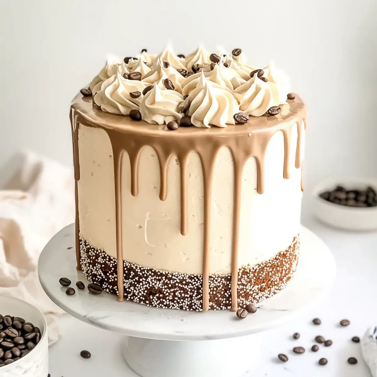 Irresistible White Chocolate Mocha Cake for Your Sweet Cravings