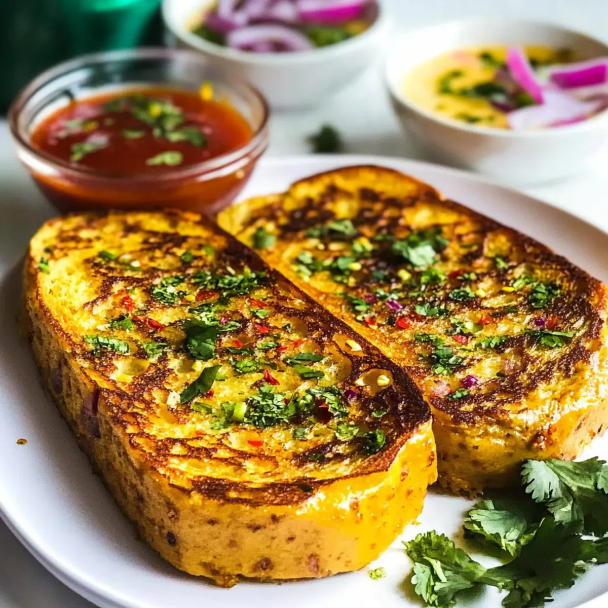 Savory Masala French Toast with Turmeric & Chili That Inspires