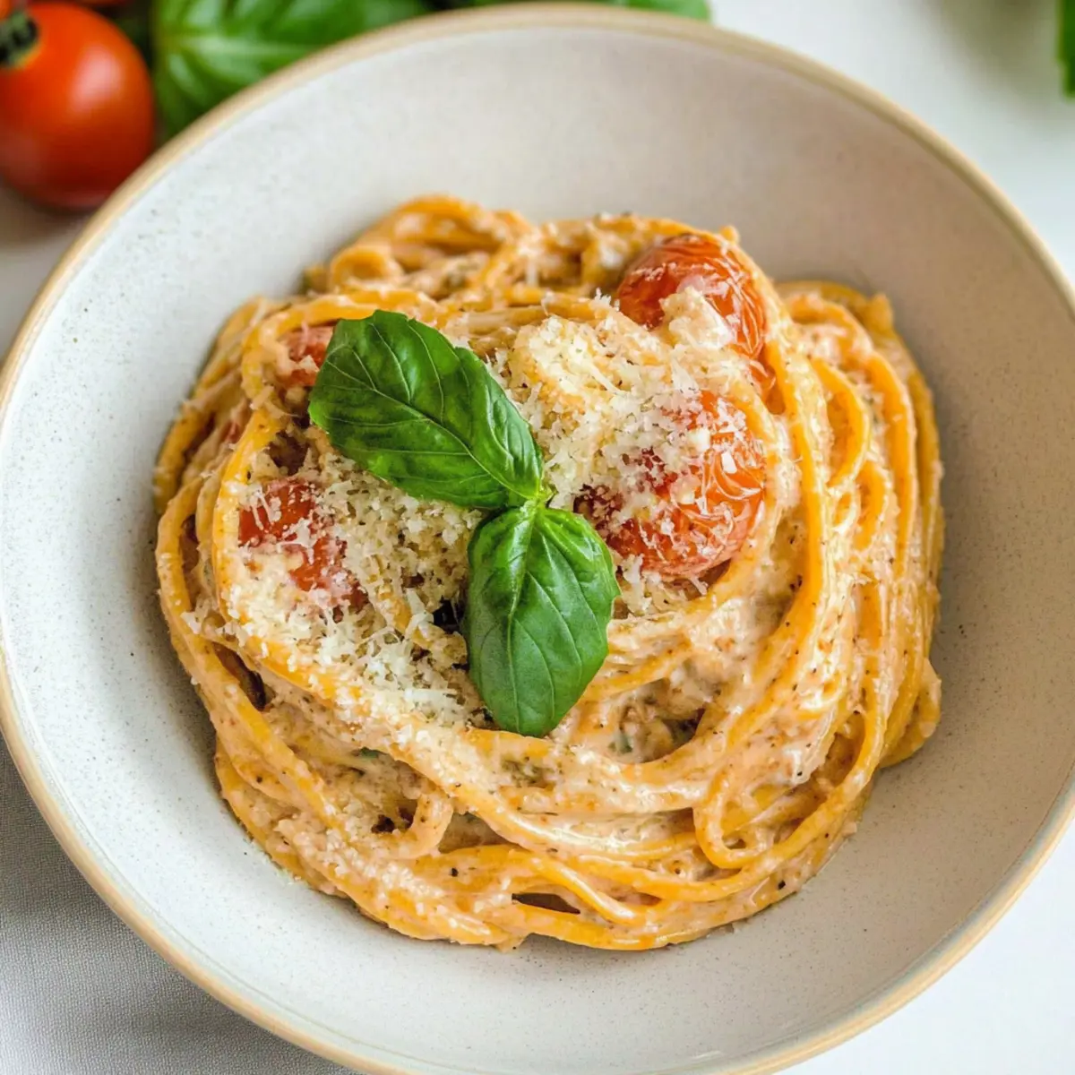 Creamy Roasted Tomato and Garlic Ricotta Pasta Bliss