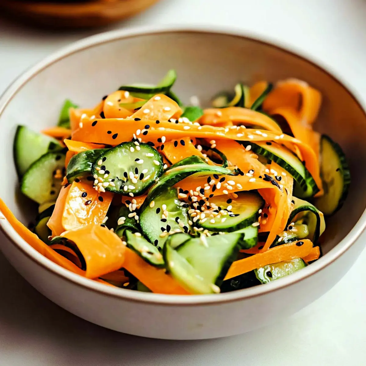 Crunchy Cucumber and Carrot Salad for a Refreshing Bite