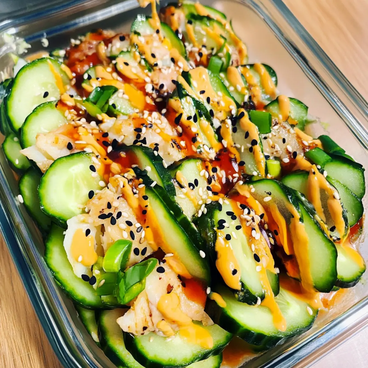 California Roll Cucumber Salad: Refreshing and Low-Carb Delight