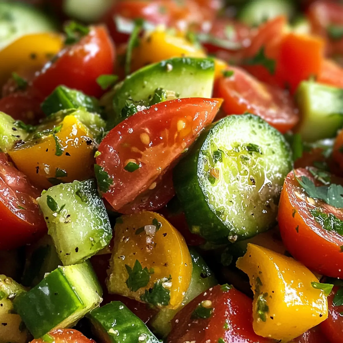 Fresh Cucumber Tomato Avocado Salad to Brighten Your Summer