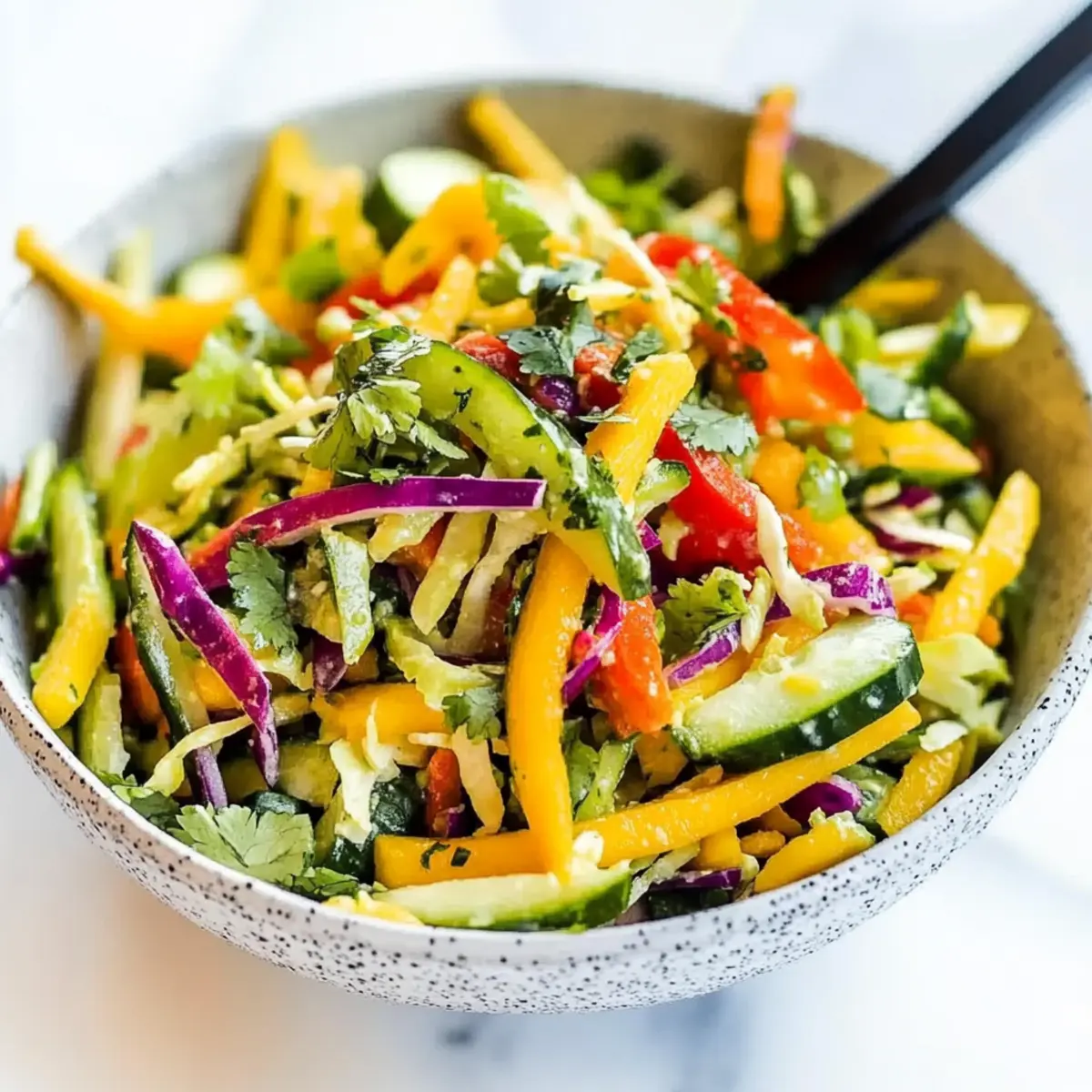 Mango Cucumber Summer Slaw: A Cool & Quick Salad Delight