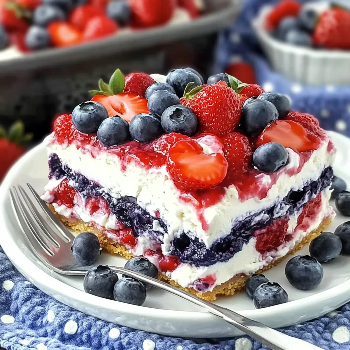 Refreshing No Bake Summer Berry Lasagna to Brighten Your Day