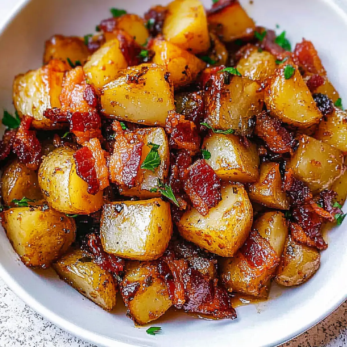 Savory Honey Bacon Roasted Potatoes for Irresistible Crunch