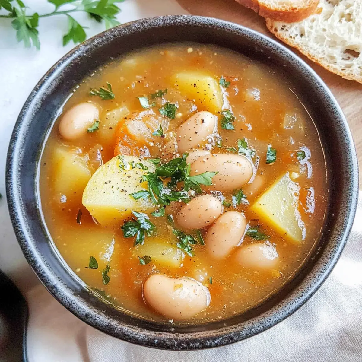 Cozy Potato and Bean Soup for Hearty Comfort Nights