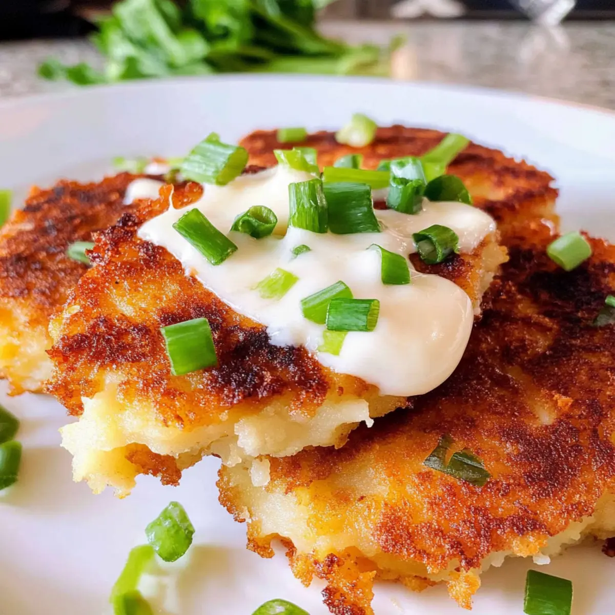 Crispy Loaded Mashed Potato Cakes for Comfort Food Lovers