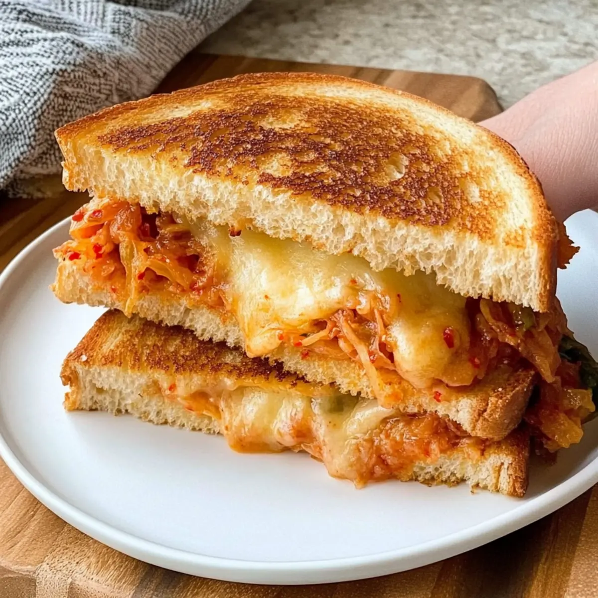 Kimchi Grilled Cheese: A Flavor-Packed Comfort Delight