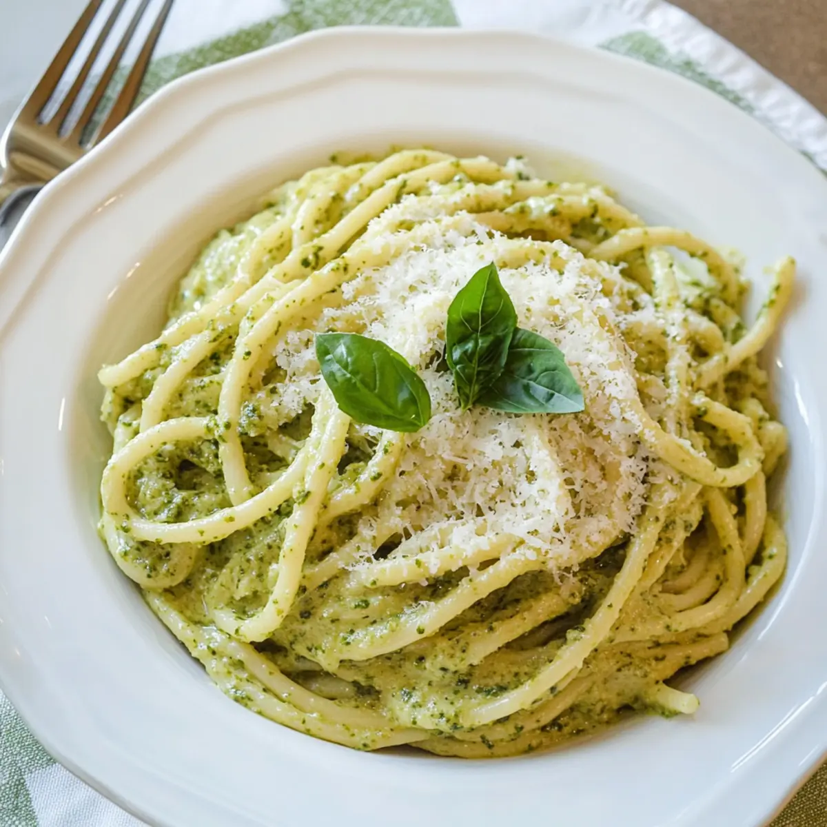 Creamy Pesto Pasta in 10 Minutes for a Cozy Dinner