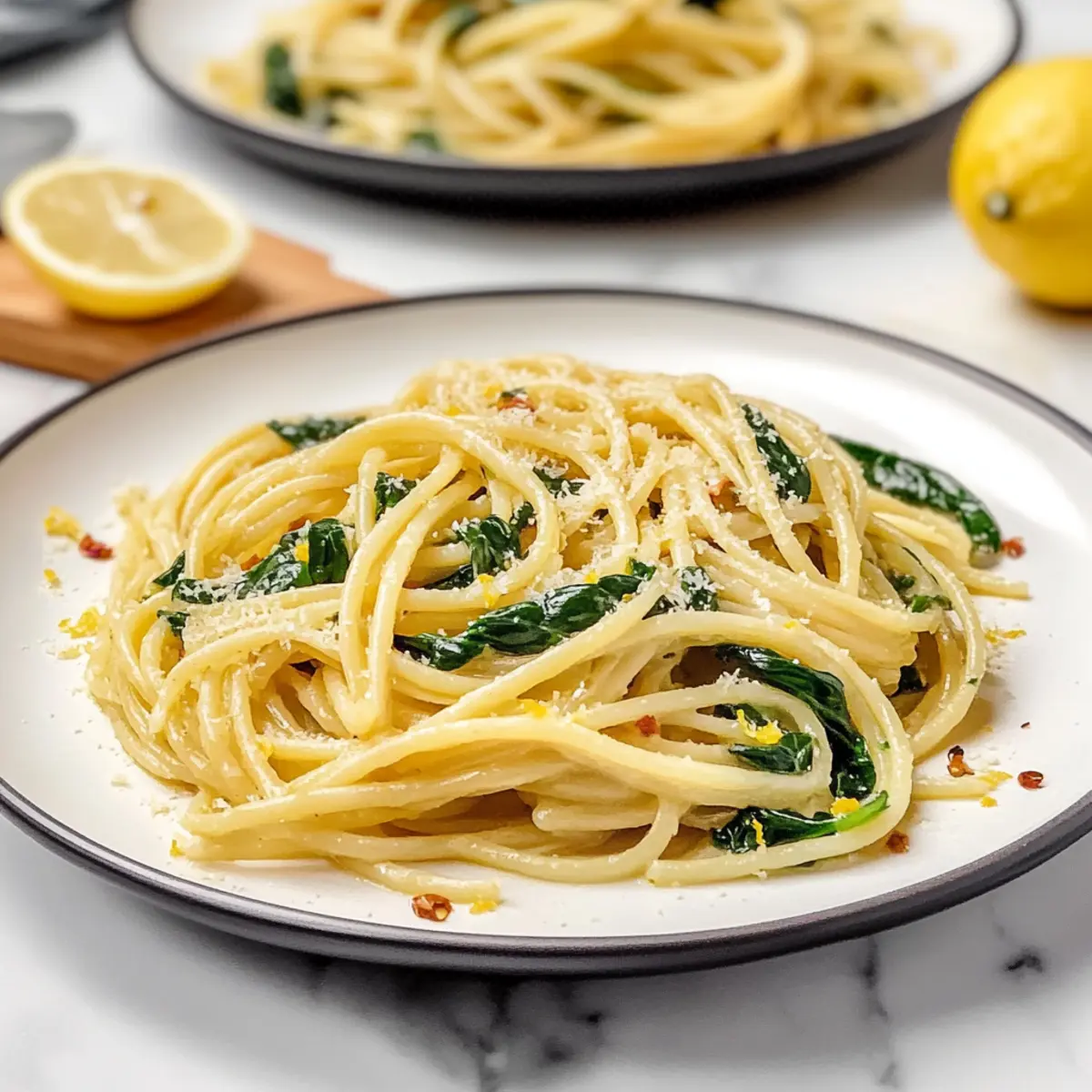 Spinach Lemon Pasta: A Bright & Easy 20-Minute Delight