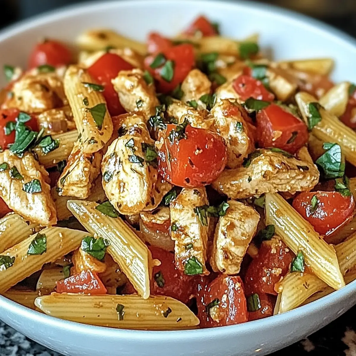 Bruschetta Chicken Pasta: A Flavorful Twist on Dinner