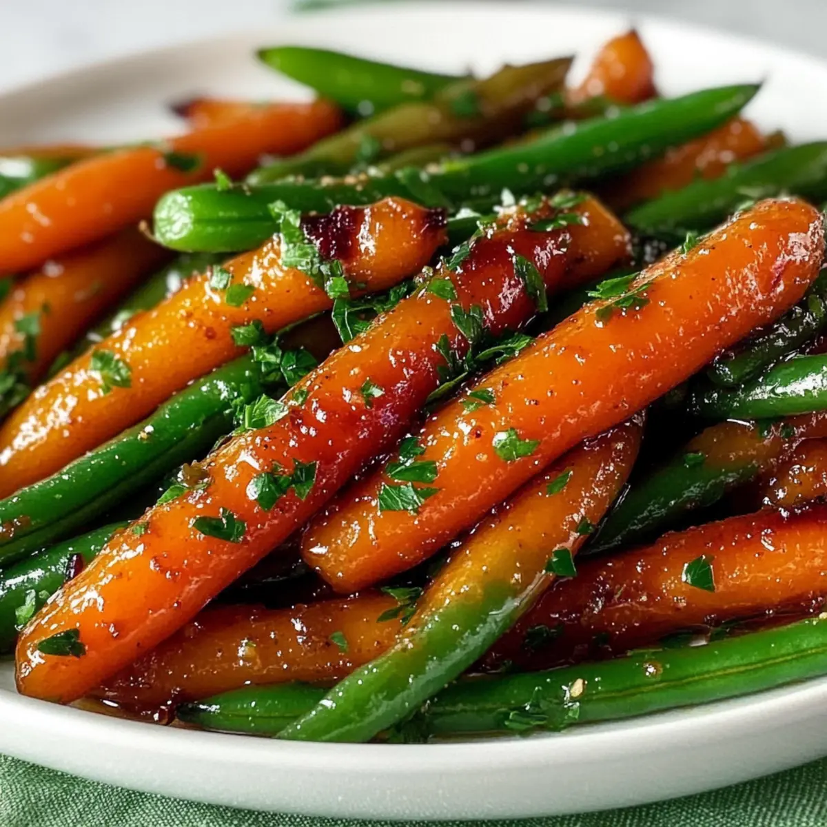 Honey Glazed Carrots & Green Beans for a Sweet Savory Twist