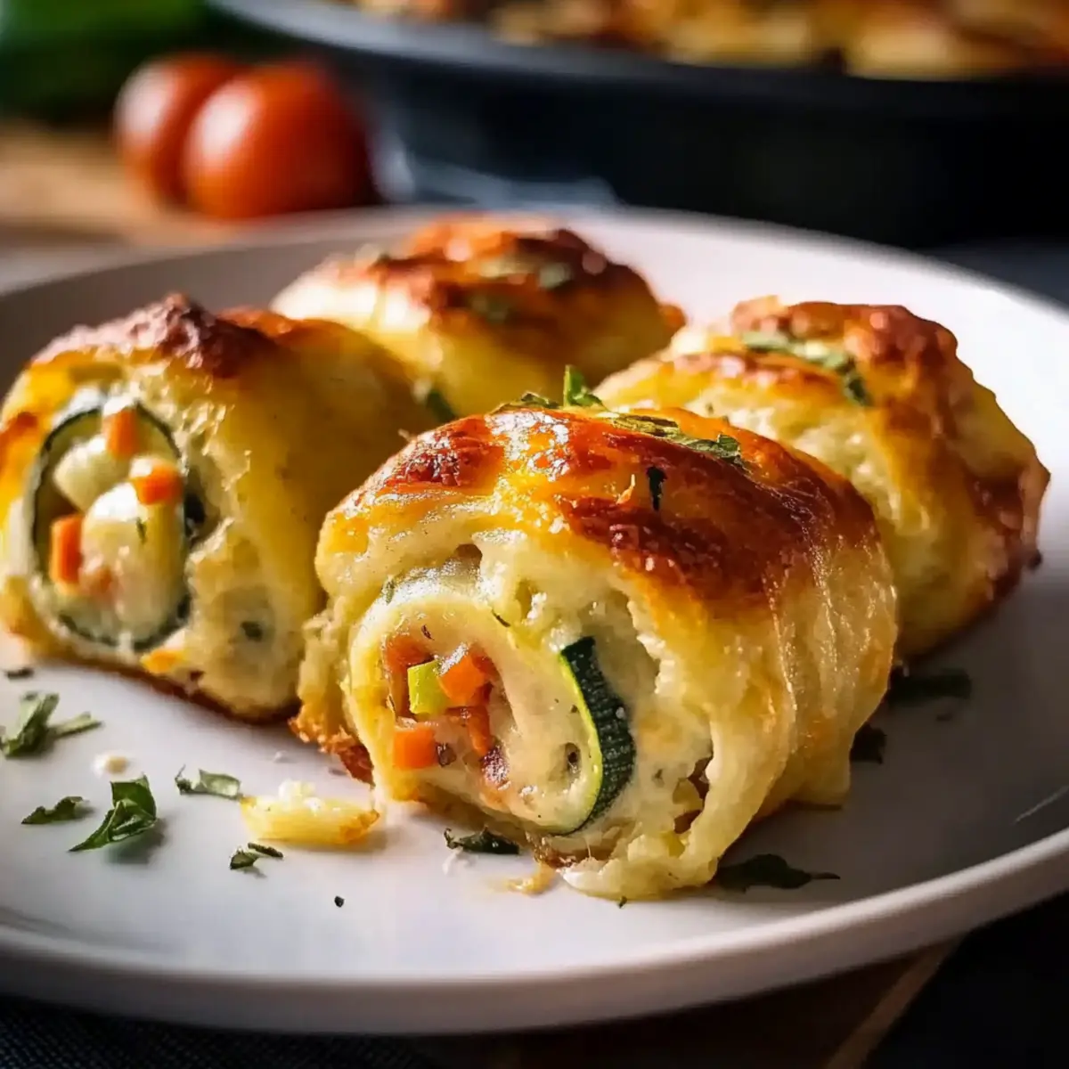 Cheesy Baked Veggie Rolls for a Quick Comfort Food Fix