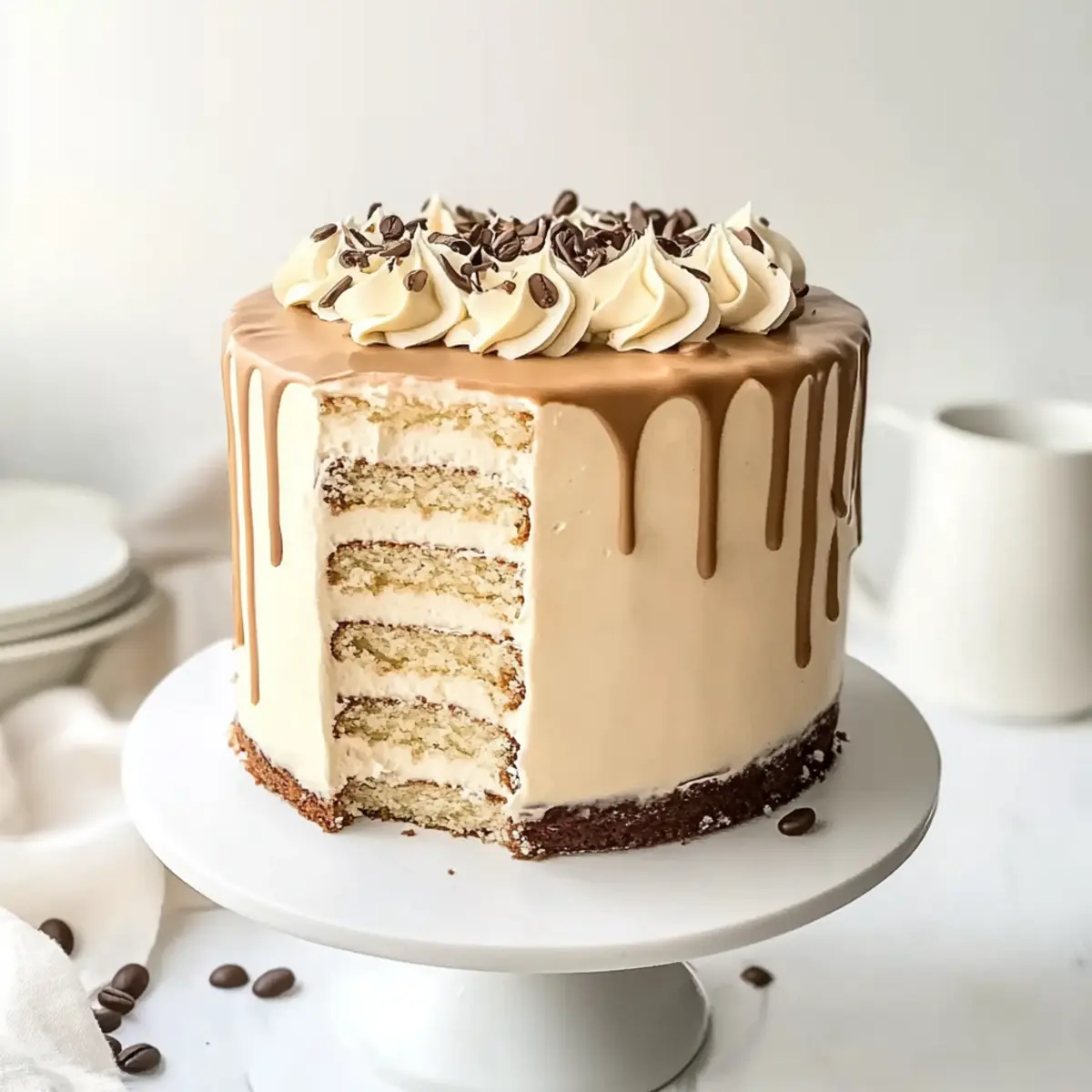 White Chocolate Mocha Cake: A Dreamy Espresso Delight