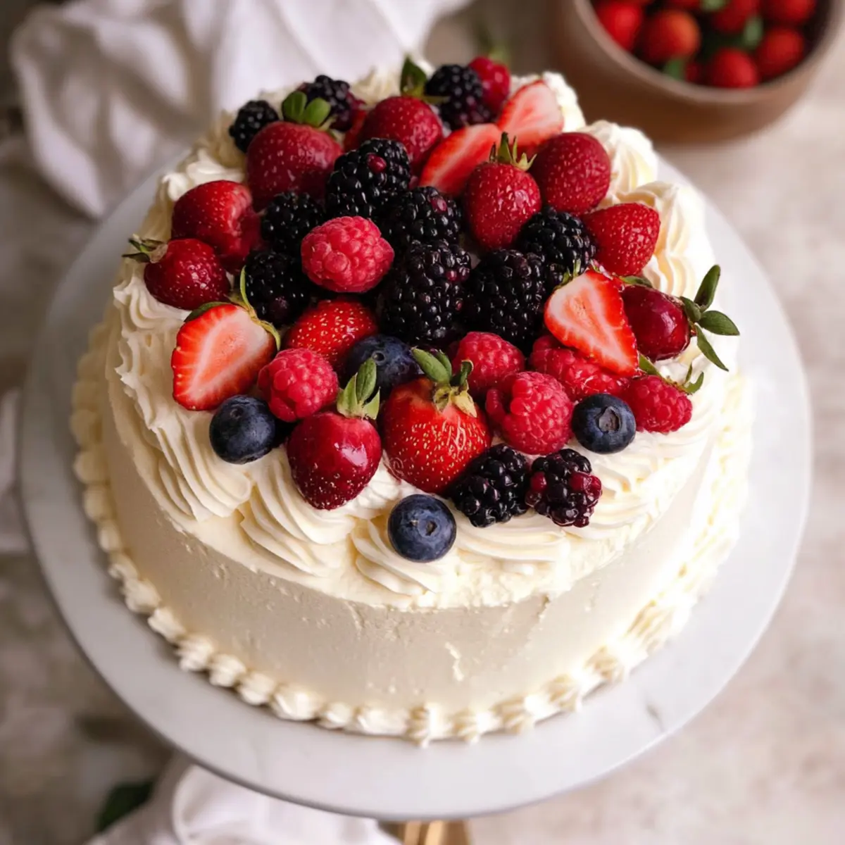 Delightful Berry Chantilly Cake: A Summer Showstopper