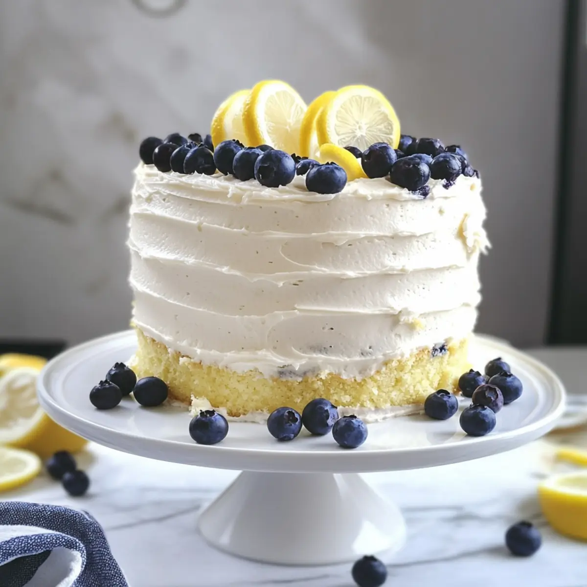 Lemon Blueberry Cake: A Refreshing Summer Delight