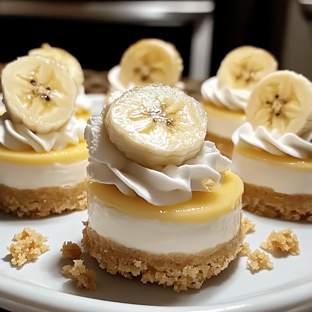 No-Bake Mini Banana Pudding Cheesecakes You'll Love