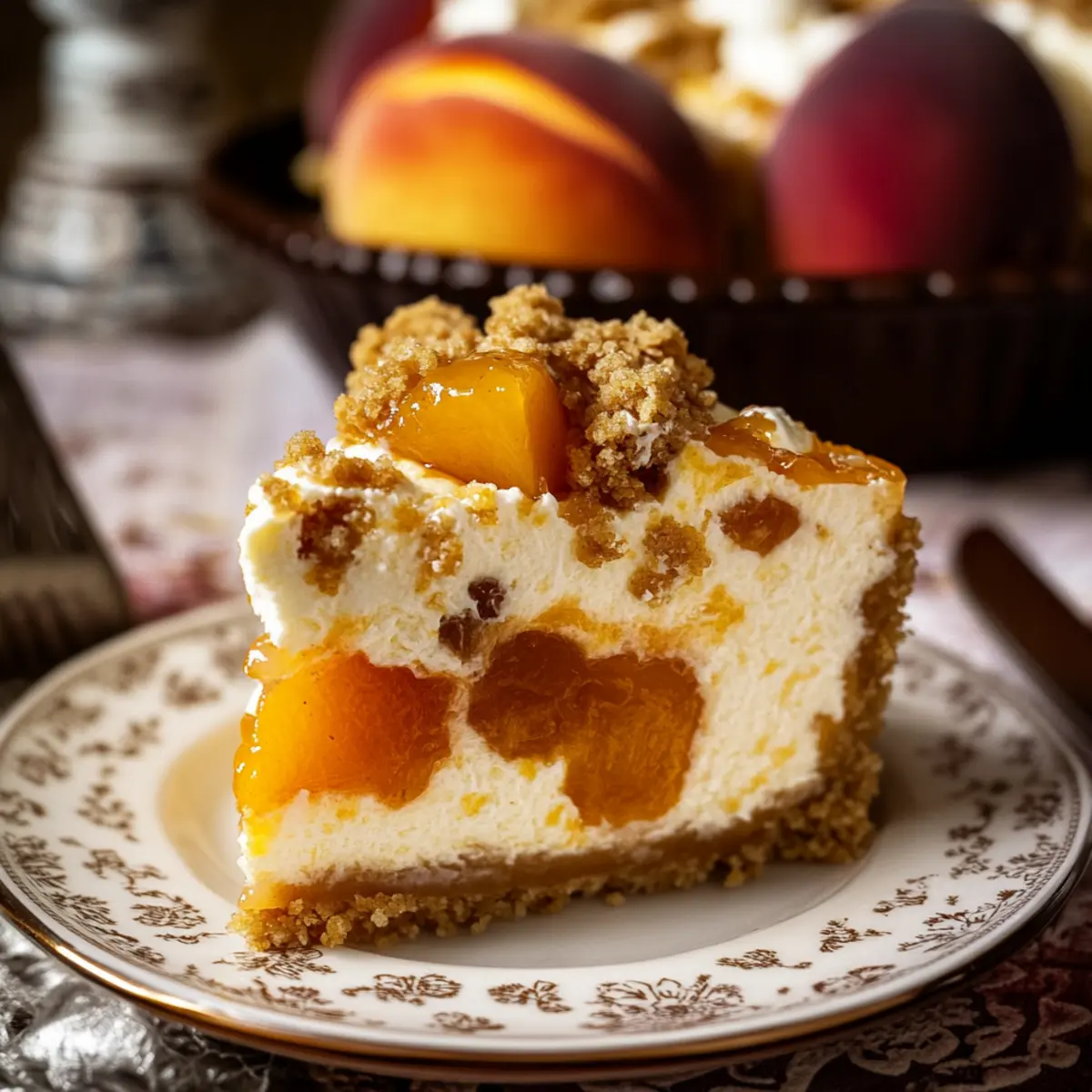 Peach Cobbler Cheesecake: A Summer Slice of Heaven