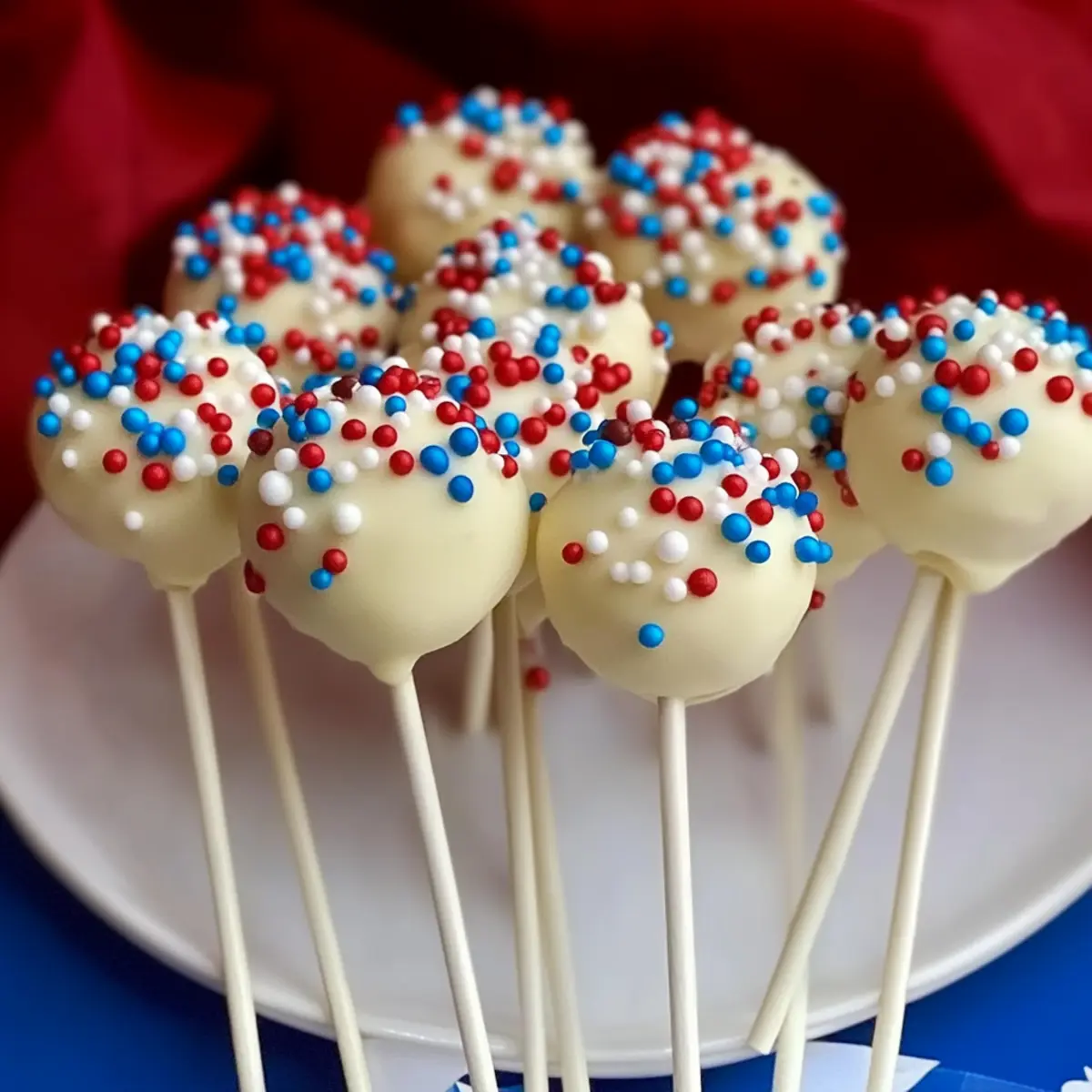 Easy and Festive 4th of July Cake Pops for Summer Fun