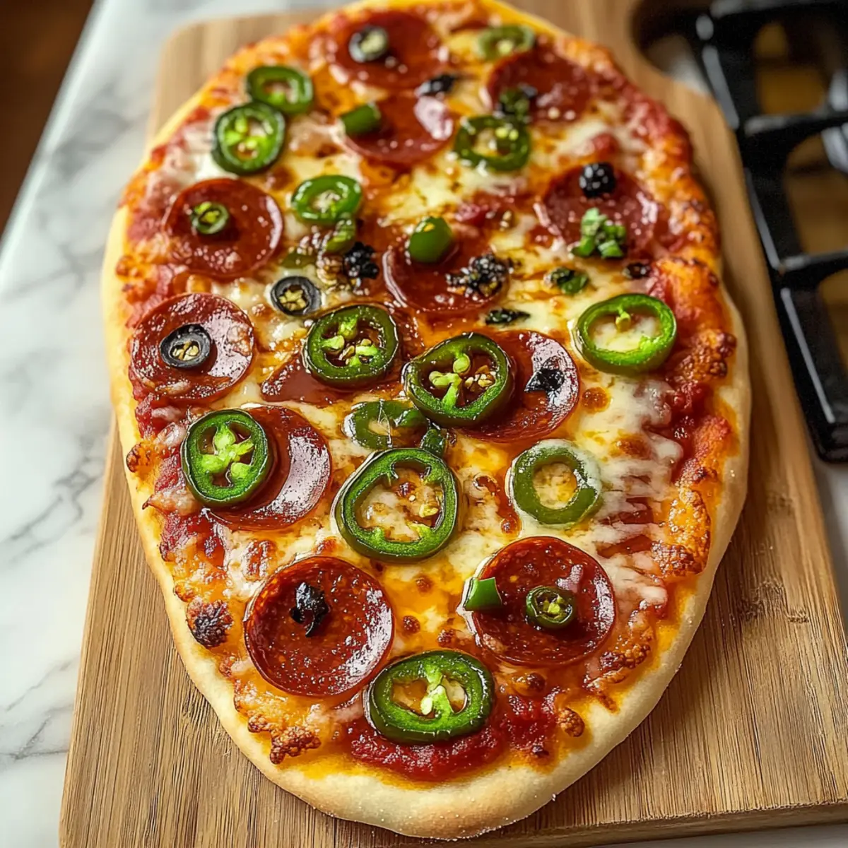 Sweet and Spicy Hot Honey Flatbread Pizza for Cozy Dinners