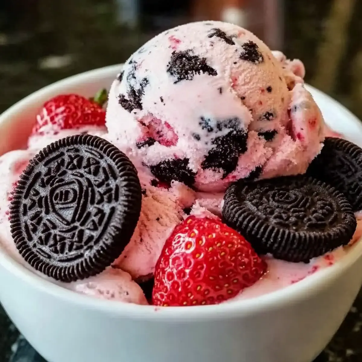 Homemade Strawberry Oreo Ice Cream for a Sweet Summer Escape