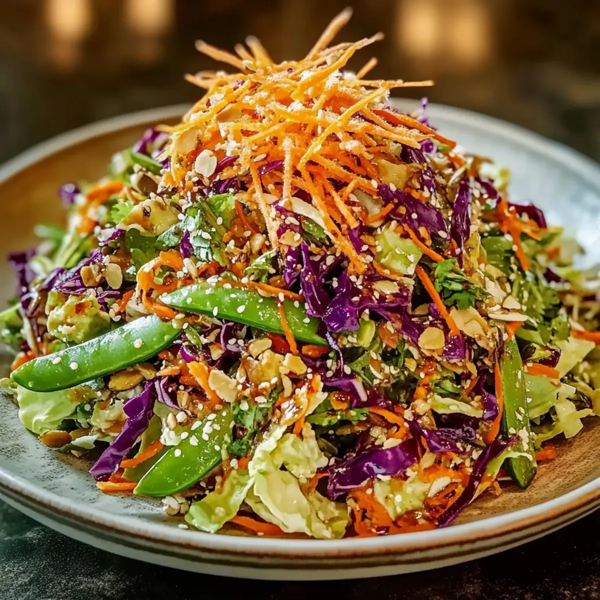 Crunchy Asian Salad: Fresh, Vegan Perfection to Brighten Your Day