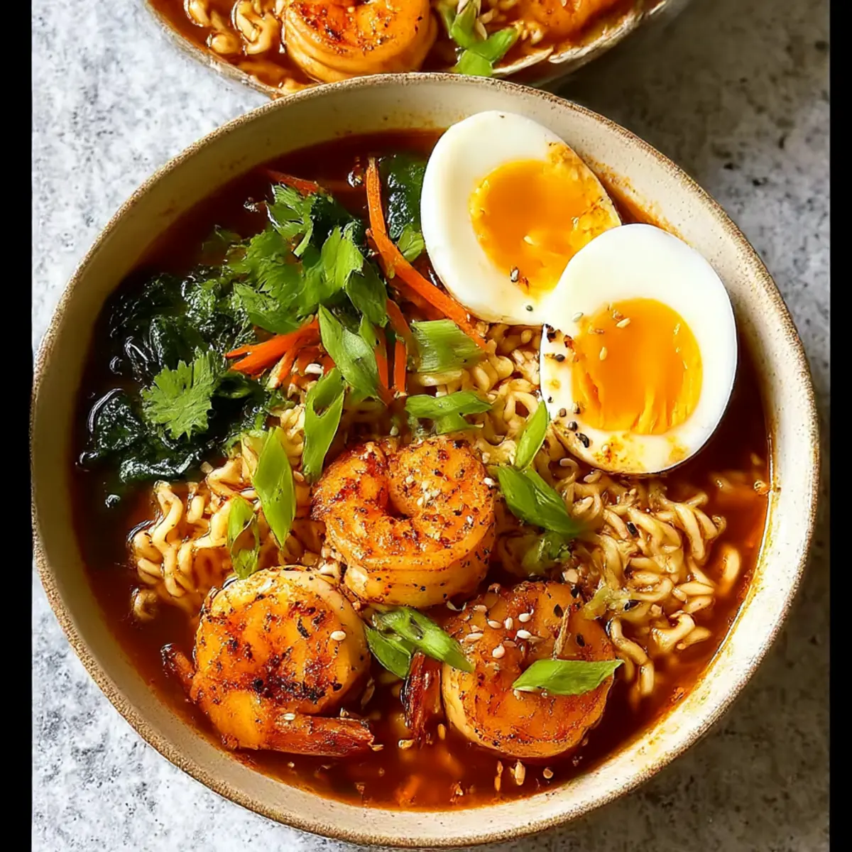 Spicy Shrimp Ramen Noodles for a Cozy Weeknight Treat