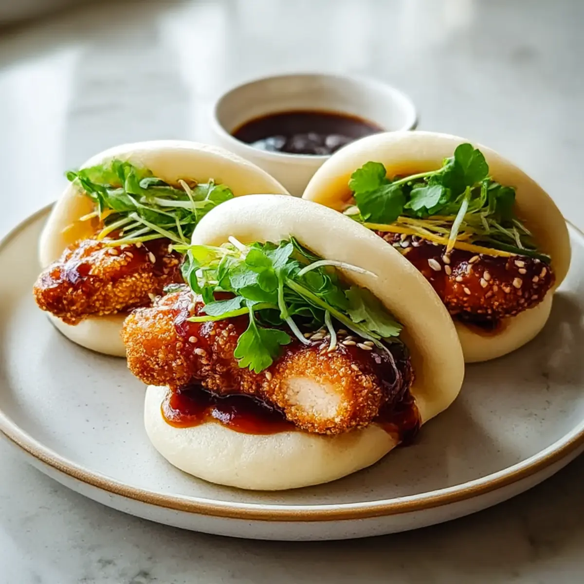 Sticky Crispy Chicken Bao Buns That Will Impress Everyone