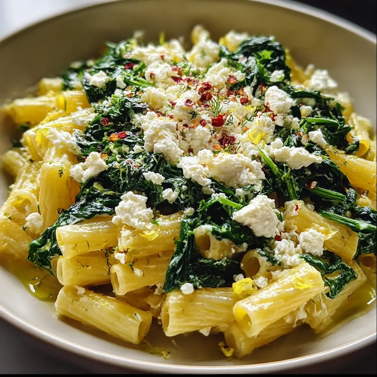 Quick Spinach Feta Pasta for a Deliciously Fresh Dinner!