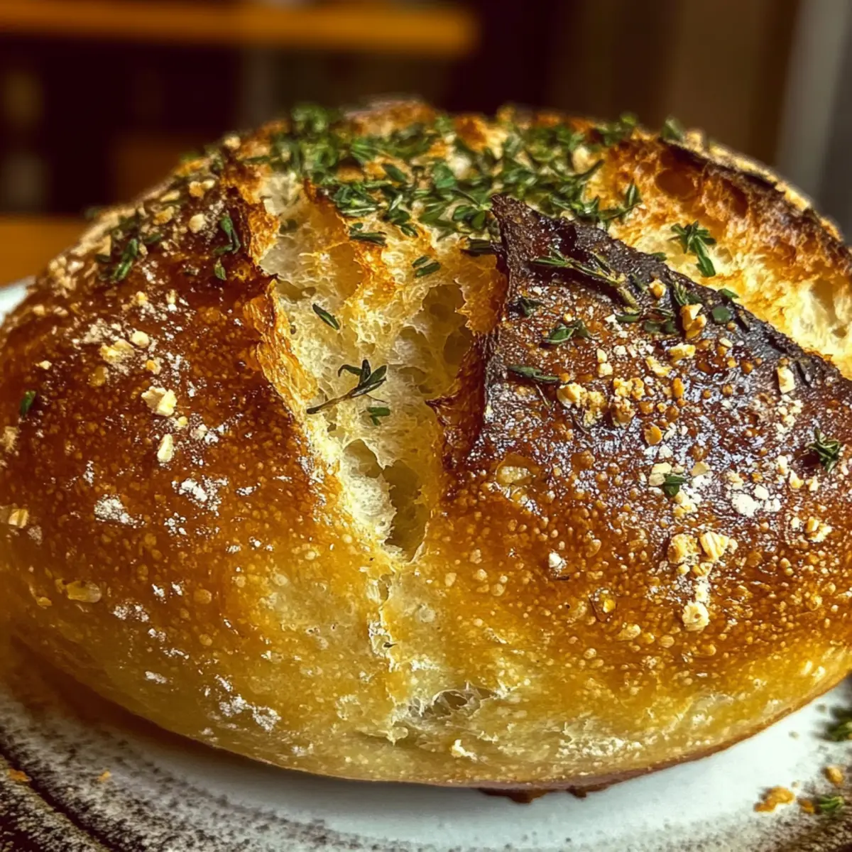 Irresistible Garlic Herb Dutch Oven Bread You’ll Love
