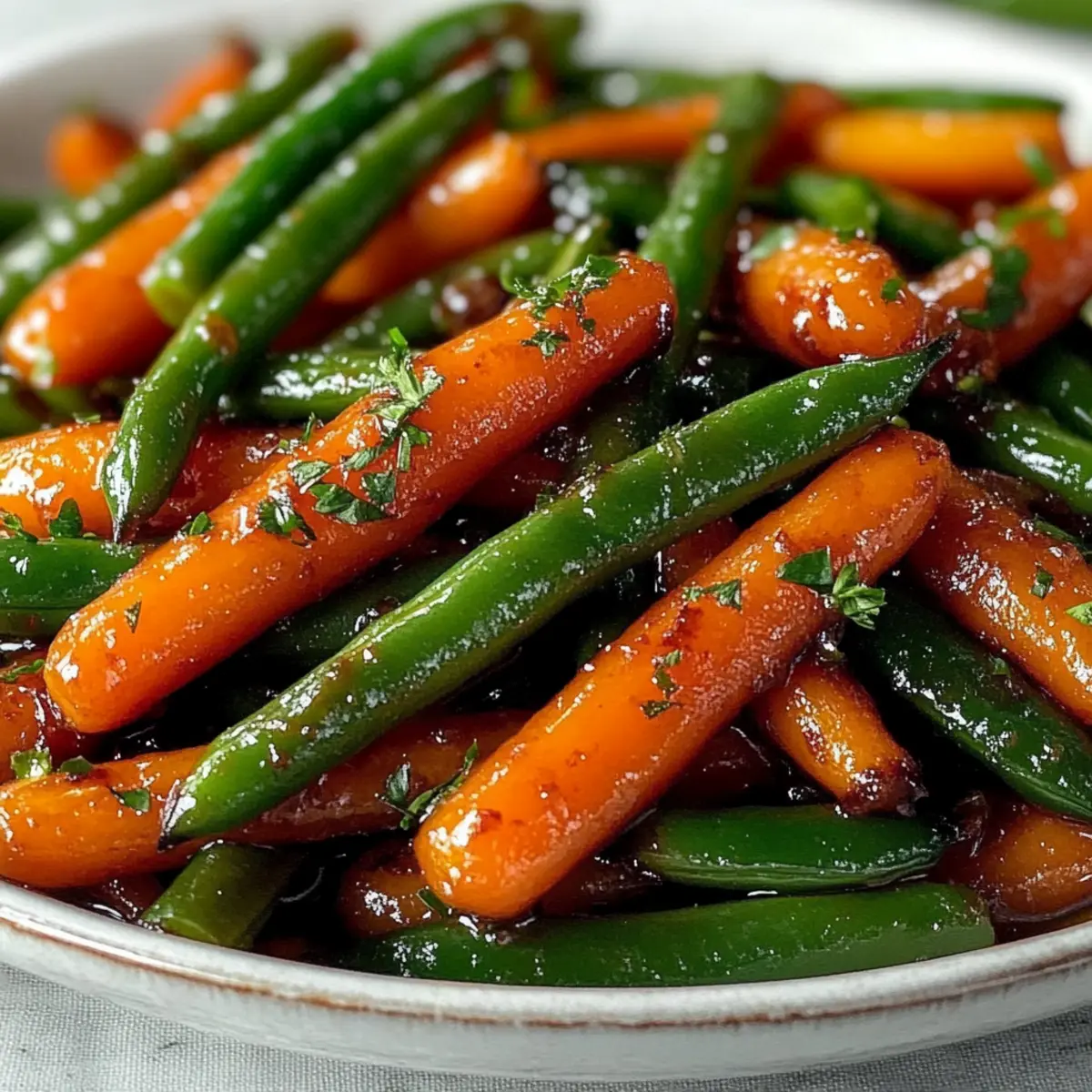 Honey Glazed Carrots & Green Beans for a Cozy Home Feast
