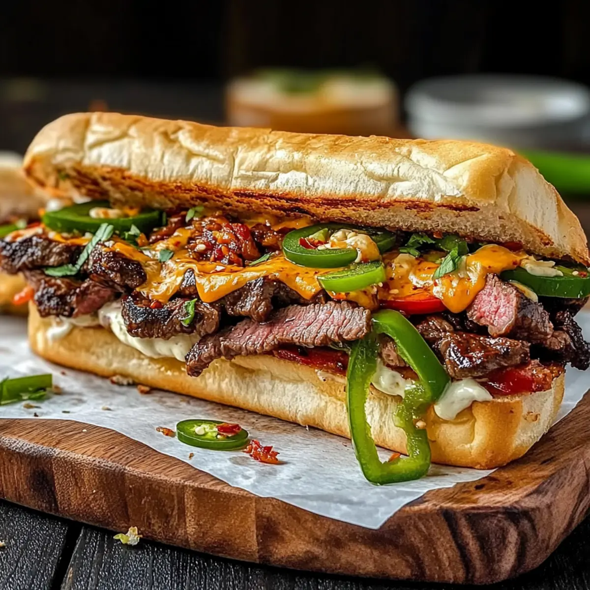 Irresistible Korean Steak Sandwich: A Flavorful Twist!