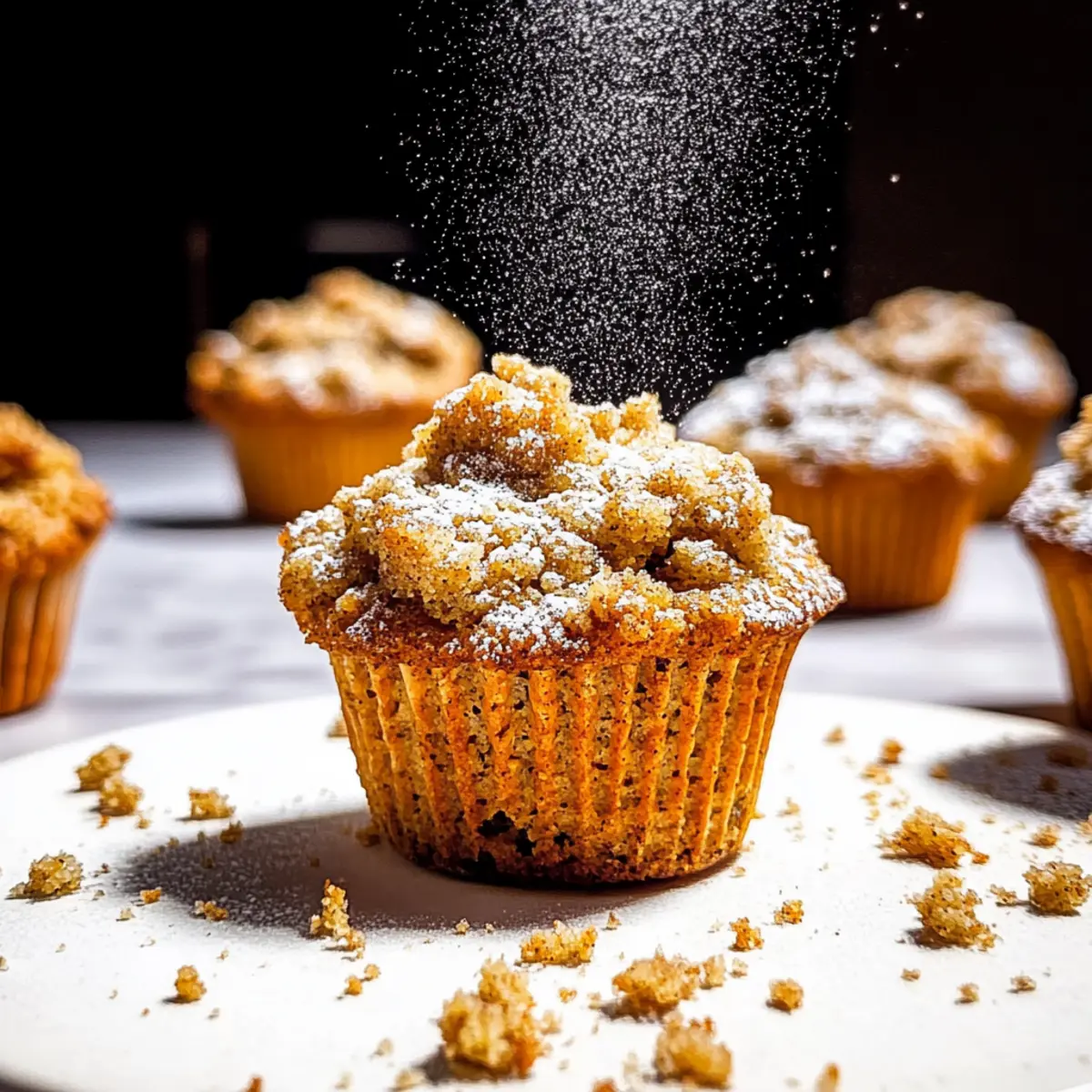 Pumpkin Crumb Muffins with Irresistible Cardamom Crunch