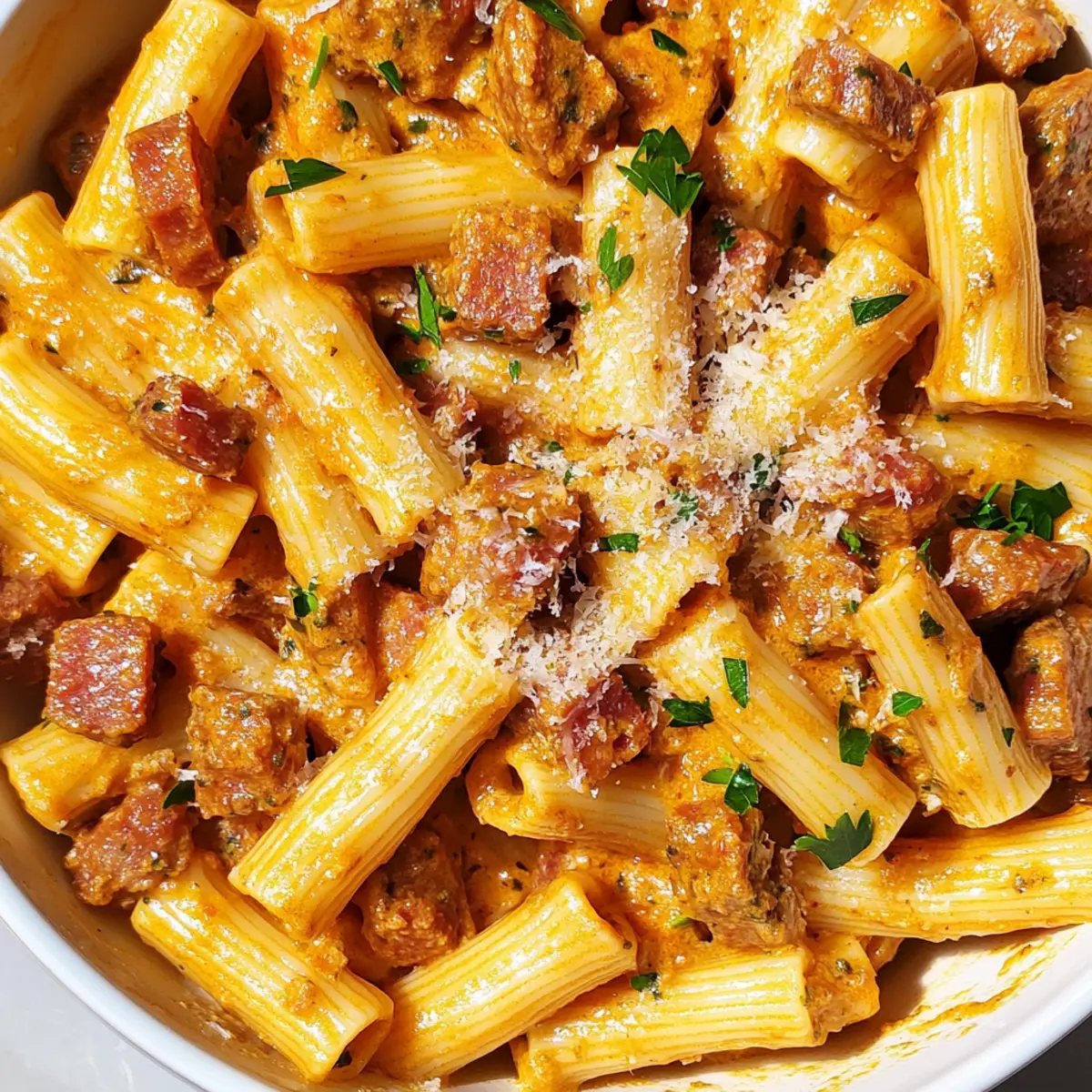 Creamy Chorizo Pasta: Indulge in a 30-Minute Delight
