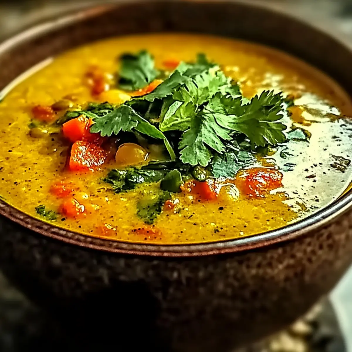 Hearty Indian Mulligatawny Soup: A Cozy Comfort in a Bowl