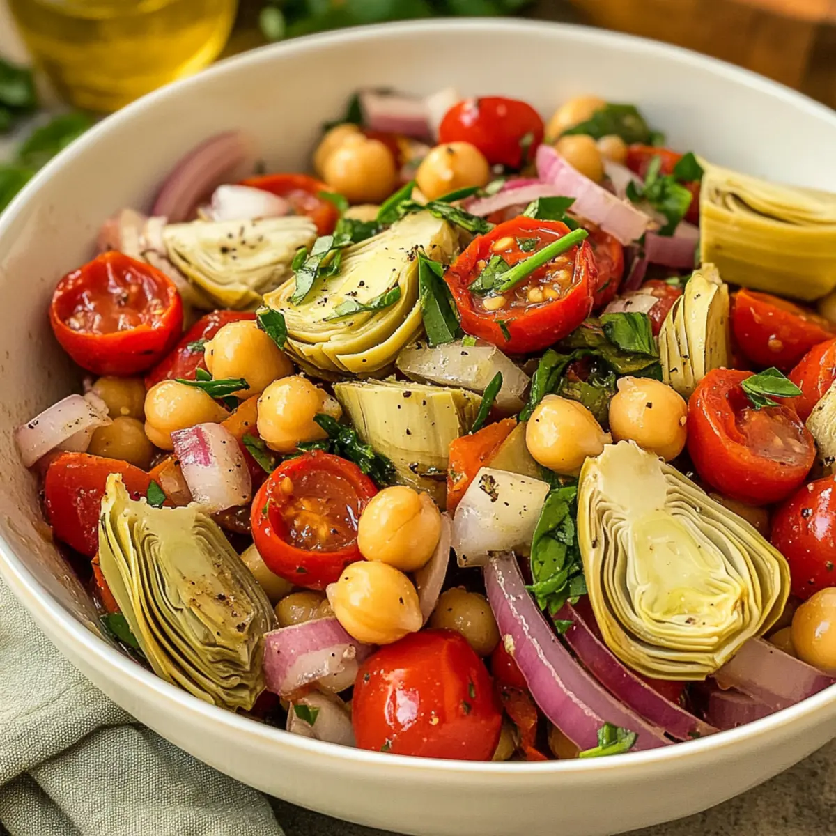 Tuscan Artichoke Tomato Salad: A Fresh Summer Delight