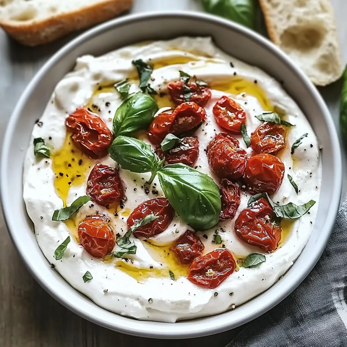Creamy Burrata-Dip Tomate-Basilikum for Perfect Summer Nights